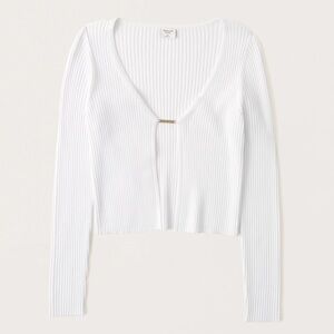 Abercrombie & Fitch Ribbed Sweater Cardigan